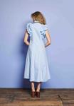 Платье Sister Jane GLASSY RUFFLE PLEAT MIDI, Blue - фото 2