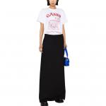 Футболка Cotton с принтом Future Cat GANNI, белый - фото 5