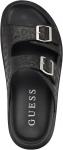 Сандалии GUESS mens Verone, Black/Black Logo Multi 002 - фото 2