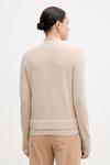 Свитер из смесовой шерсти Sisley, бежевый - фото 3