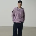 Джемпер мужской GAP, фиолетовый - фото 6