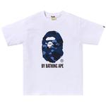 Футболка BAPE Color Camo By Bathing Ape Tee, White/Navy - фото