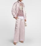 Широкие атласные брюки Acne Studios, Light Pink - фото 2