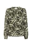Блуза Cream BEVA, Green Animal/Green - фото 5