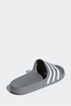Шлепанцы Adilette adidas, серый - фото 4