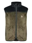Жилет с логотипом на молнии Moncler Grenoble, зеленый - фото