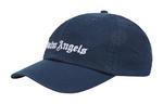 Бейсболка с вышитым логотипом PALM ANGELS, синий - фото