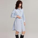 ELLE Платье с длинным рукавом Women's Blue - фото 3