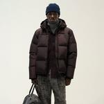 Пуховик Kith Wrinkle Nylon Midi Puffer, цвет Incognito - фото 2