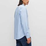 Футболка мужская HUGO BOSS, синяя - фото 5