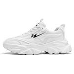 Кроссовки мужские массивные низкие белый/черный Binary - фото