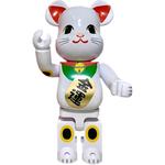 BE@RBRICK Белый манеки нэко для денег - фото 4