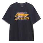 Футболка с логотипом баскетбольного клуба Li-Ning, черный - фото