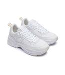 Массивные беговые кожаные кроссовки Tommy Hilfiger, белый - фото 3