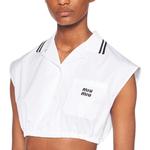 Рубашка женская белая Miu Miu - фото 5