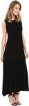 Длинное свободное платье без рукавов Norma Kamali, черный - фото 4