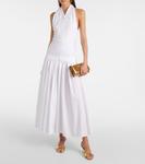 Платье миди из хлопка Quinn Tove, белый - фото 2