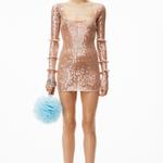 Alexander Wang Сатиновый клатч Women's Blue - фото 4