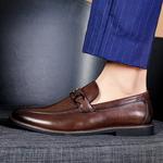 Лоферы мужские Jasonstar, коричневый - фото 9