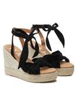 Эспадрильи Manebi Hamptons Wedge Espadrilles With Knot K 1.0, черный - фото 2