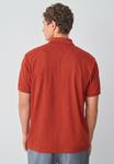 Поло Next ZIP NECK SMART REGULAR FIT, Rust Red/Orange - фото 3