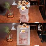 Плюшевая кукла буддийский капибара букет высота 40см Small bubble - фото 4