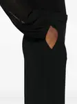 Брюки прямого кроя TWINSET, черный - фото 5