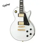 Электрогитара Epiphone Les Paul Custom - Альпийский белый - фото