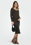 Платье ONLY MATERNITY OLMSANNE LANGES, Hot Fudge/Brown - фото 2
