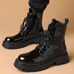 Мужские черные ботинки Martin Boots Romon - фото 3