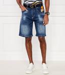 Джинсовые шорты Formentera fit Skull&Bone Regular fit Philipp Plein, синий - фото 3