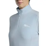 Флис Jack Wolfskin Taunus half zip, синий - фото 3