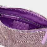 Сумка-хобо Pepper Crystal - Staud - Lilac - Strass - фото 4