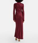 Сатиновое платье signe Rotate, Zinfandel - фото 3