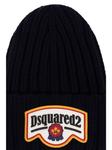 DSQUARED2 шапка бини с нашивкой-логотипом, черный - фото 4