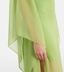 Полупрозрачный шелковый кафтан Lanzarote Taller Marmo, Apple - фото 5