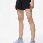 Коллекция беговых спортивных шорт женские черные Lining - фото 5