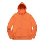 Толстовка Supreme Small Box Zip Up Sweatshirt Bright Orange, оранжевый - фото