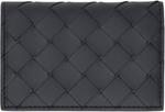 Держатель для карточек Intrecciato черного цвета Bottega Veneta - фото