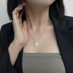 Цветная эмалевая подвеска Women's ERROR, серебро - фото 5