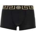 Грека Бордер Растянутые Боксеры VERSACE, Черный - фото