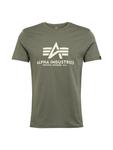 Футболка Alpha Industries, зеленый - фото