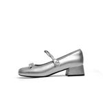 Туфли Мэри Джейн женские Red Dragonfly, цвет Moonlight Silver - фото 6