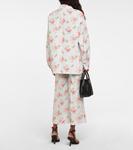 Шелковый жакет с принтом Prada, Cielo - фото 3