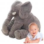 Подушка-подушка СЛОН СЛОН-талисман ПЛЮШЕВЫЙ МИШКА СЕРЫЙ U987S elektrostator - фото 6