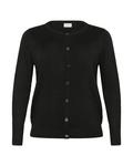 Вязаный кардиган KAFFE CURVE Regitta, черный - фото