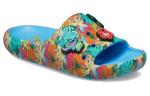 Тапочки x disney stitch classic slides 'blue multi' Crocs, синий - фото 3