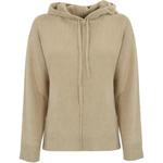 Толстовка с капюшоном на завязках WEEKEND MaxMara, бежевый - фото 3