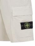 Шорты с эмблемой Stone Island Compass, нейтральный - фото 3