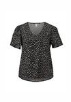 Блуза QS Blouse, Schwarz/Mottled Black - фото 4